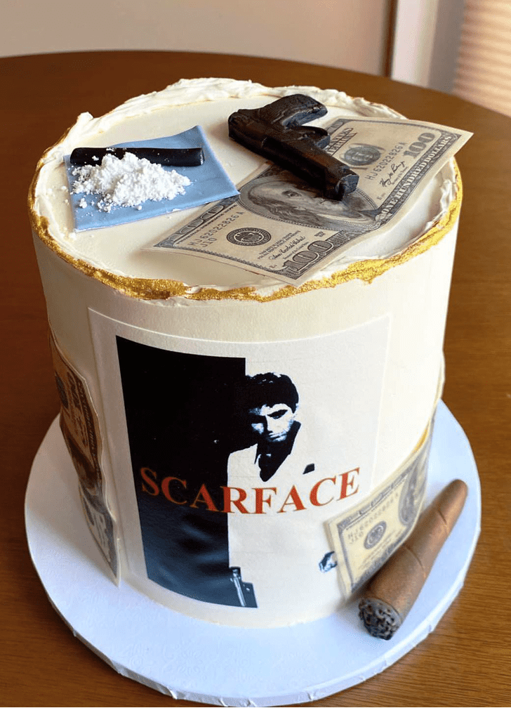 Alluring Scarface Cake