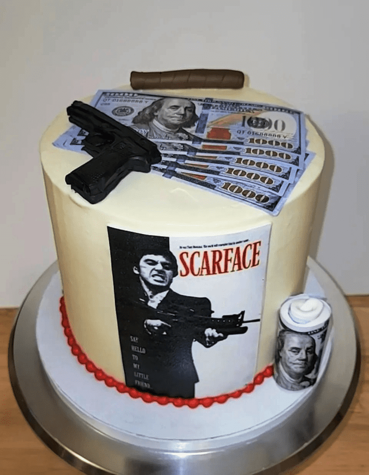 Angelic Scarface Cake