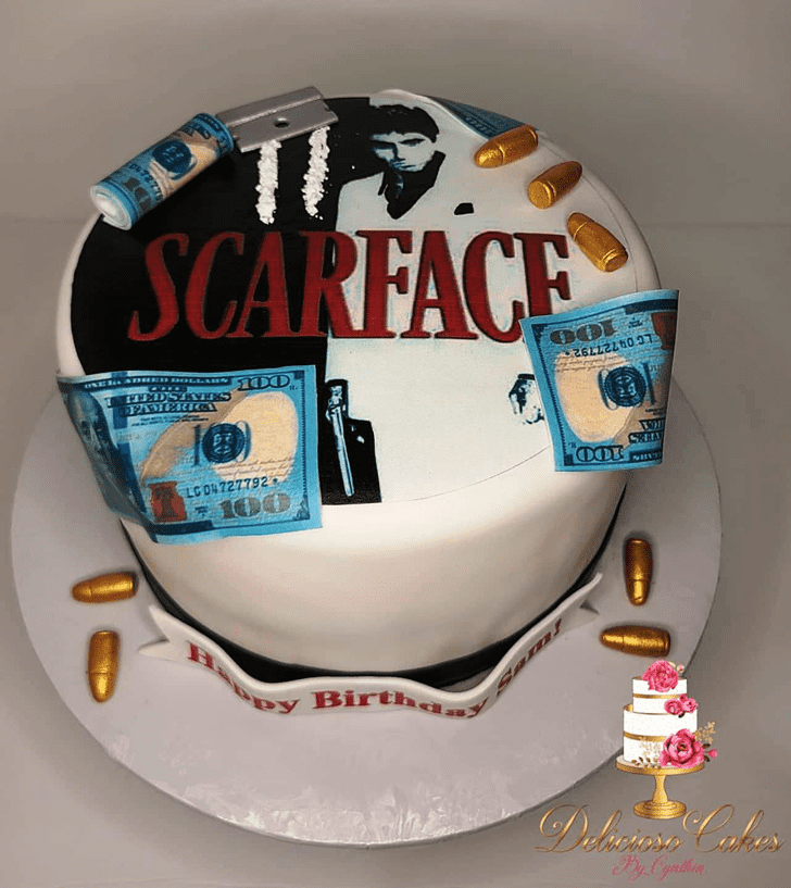 Appealing Scarface Cake