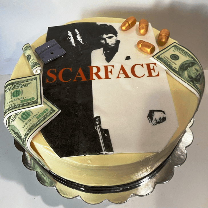 Beauteous Scarface Cake