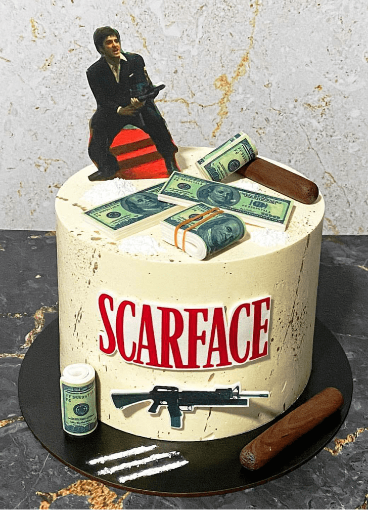 Charming Scarface Cake