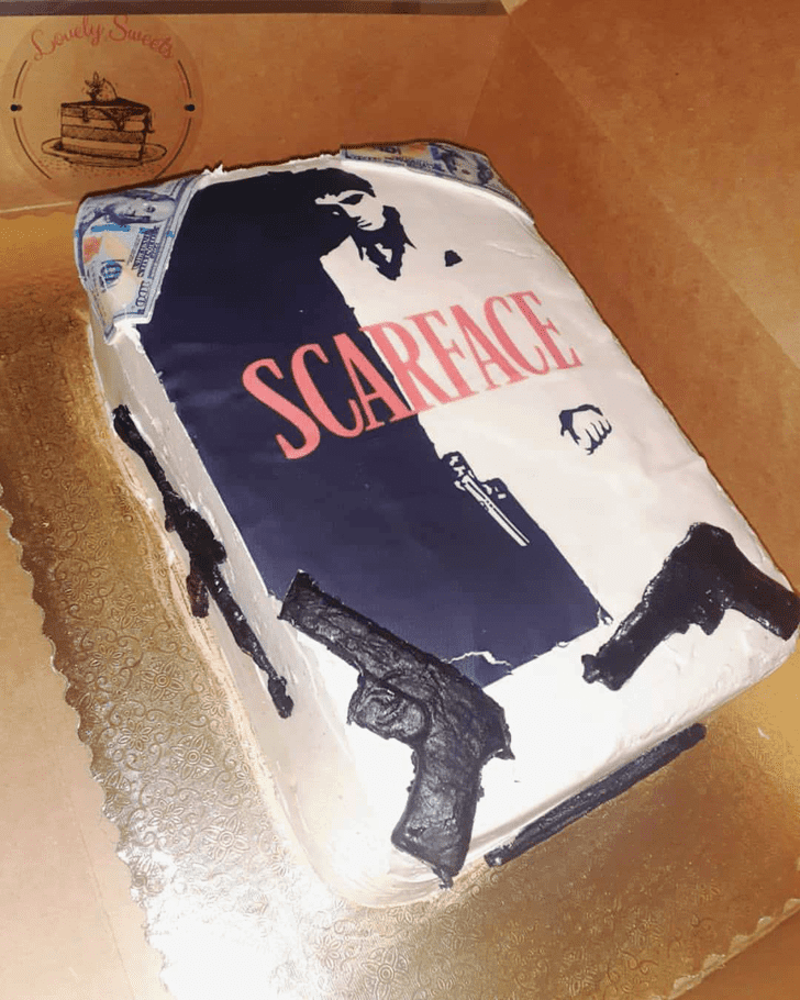 Dazzling Scarface Cake