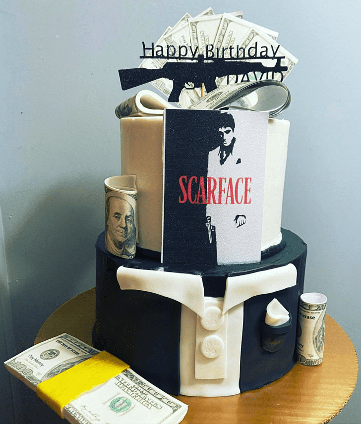 Delicate Scarface Cake