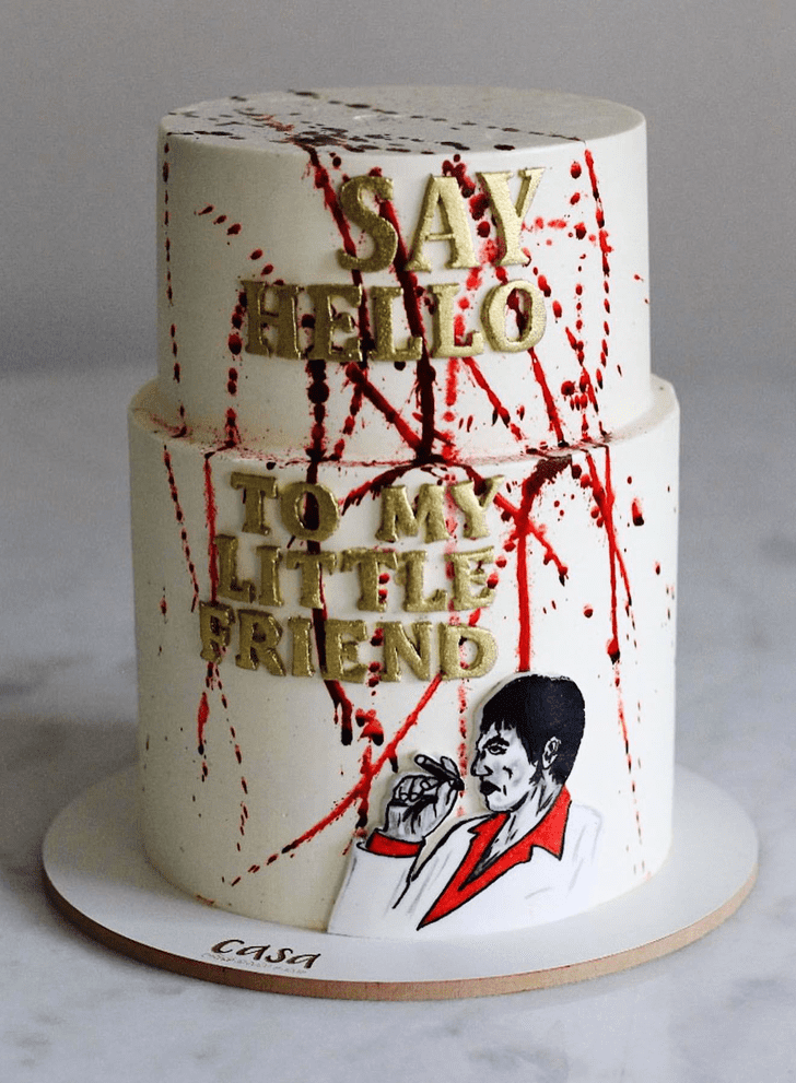 Exquisite Scarface Cake
