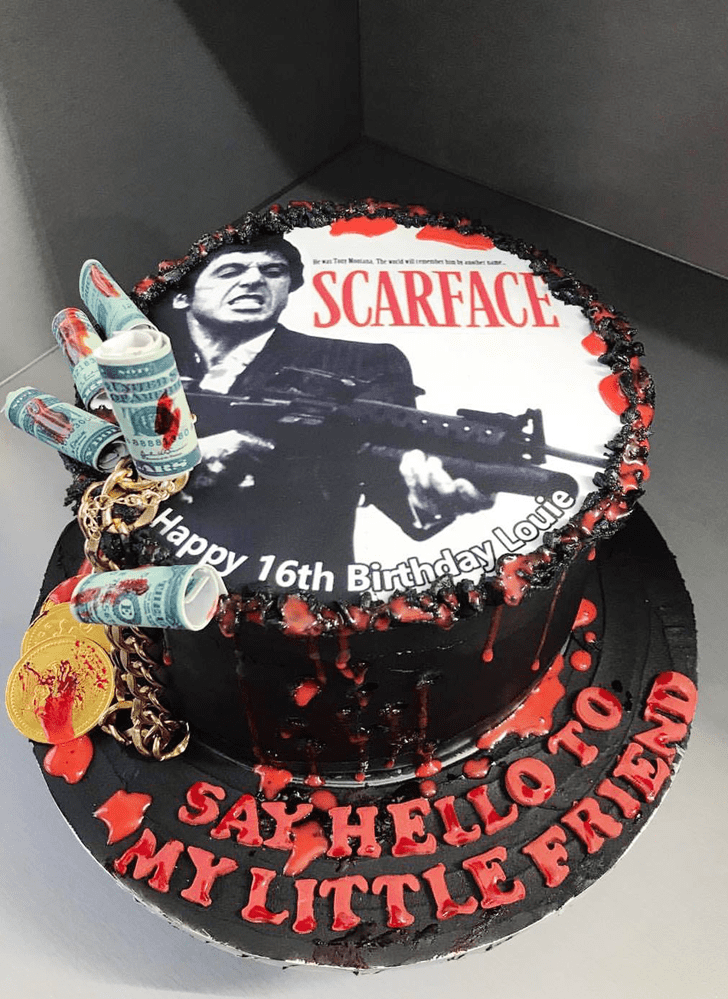 Fascinating Scarface Cake