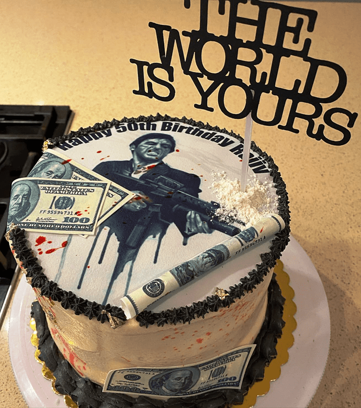 Good Looking Scarface Cake