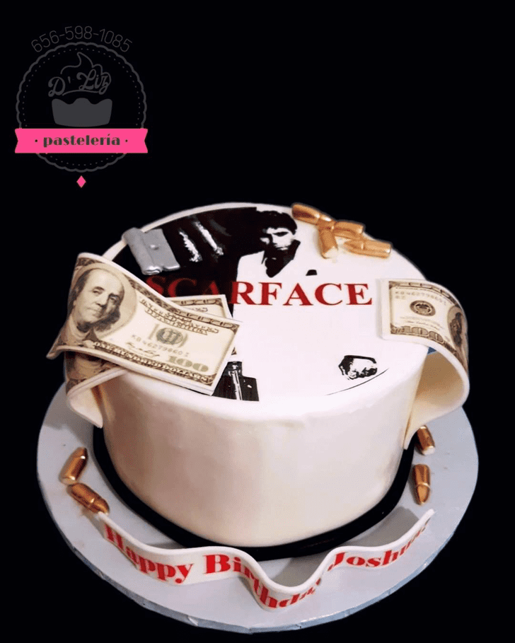Inviting Scarface Cake