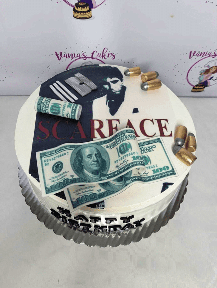 Shapely Scarface Cake