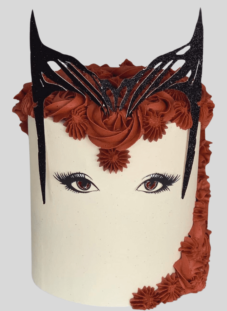 Adorable Scarlet Witch Cake