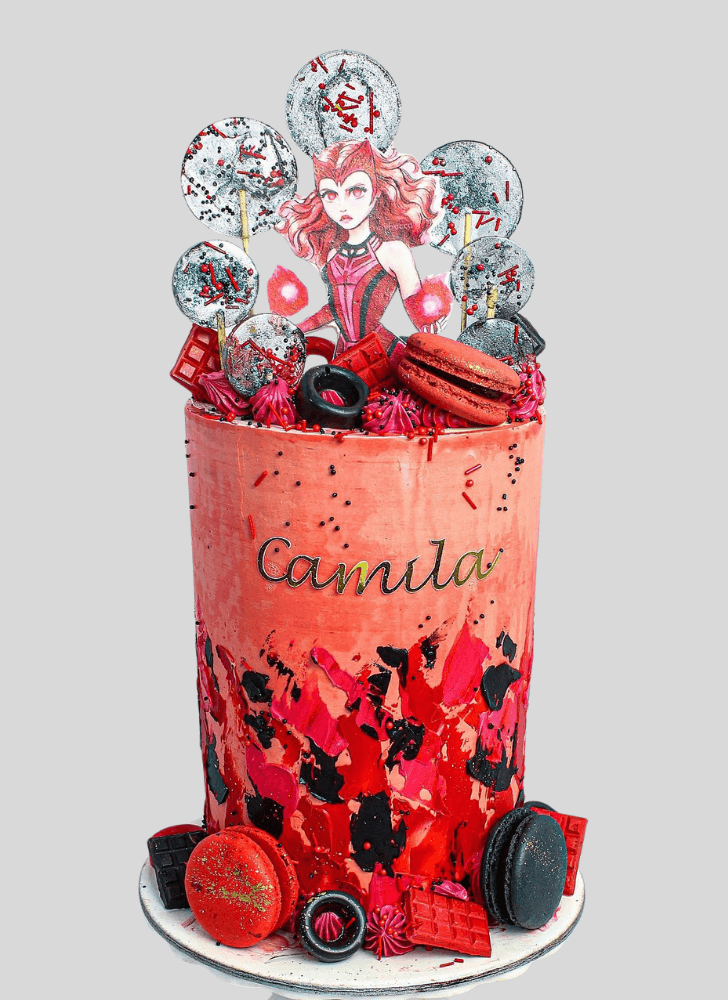 Fine Scarlet Witch Cake