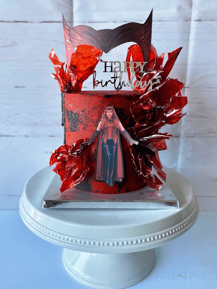 Charming Scarlet Witch Cake