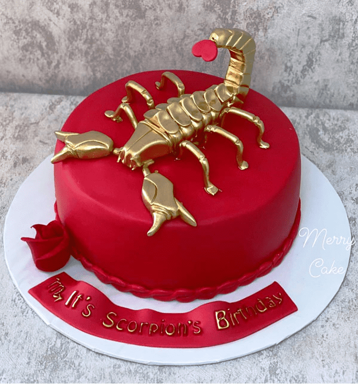 Captivating Scorpion Cake