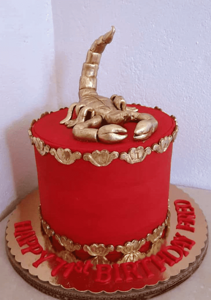 Delicate Scorpion Cake