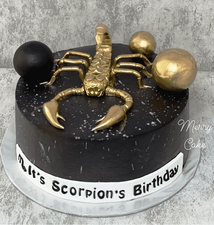 Fascinating Scorpion Cake