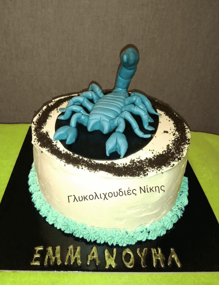 Shapely Scorpion Cake