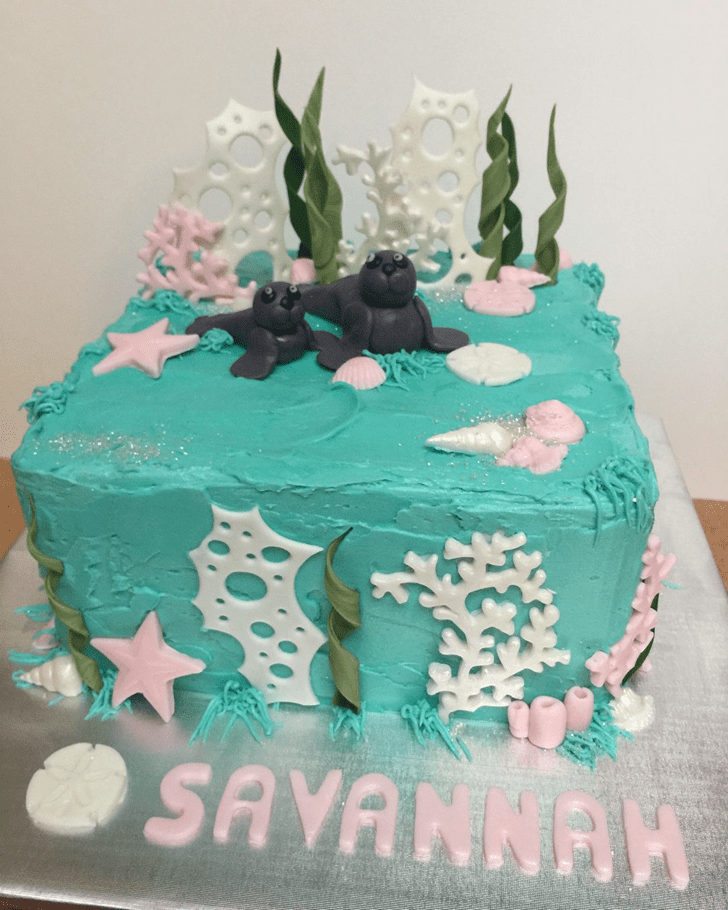 Beauteous Sea Lion Cake