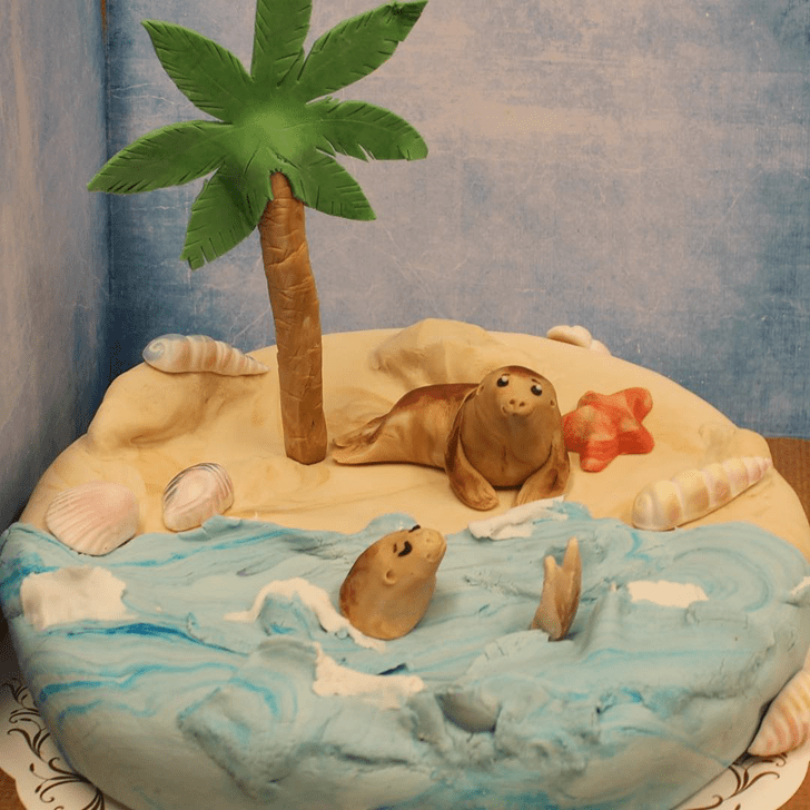 Captivating Sea Lion Cake