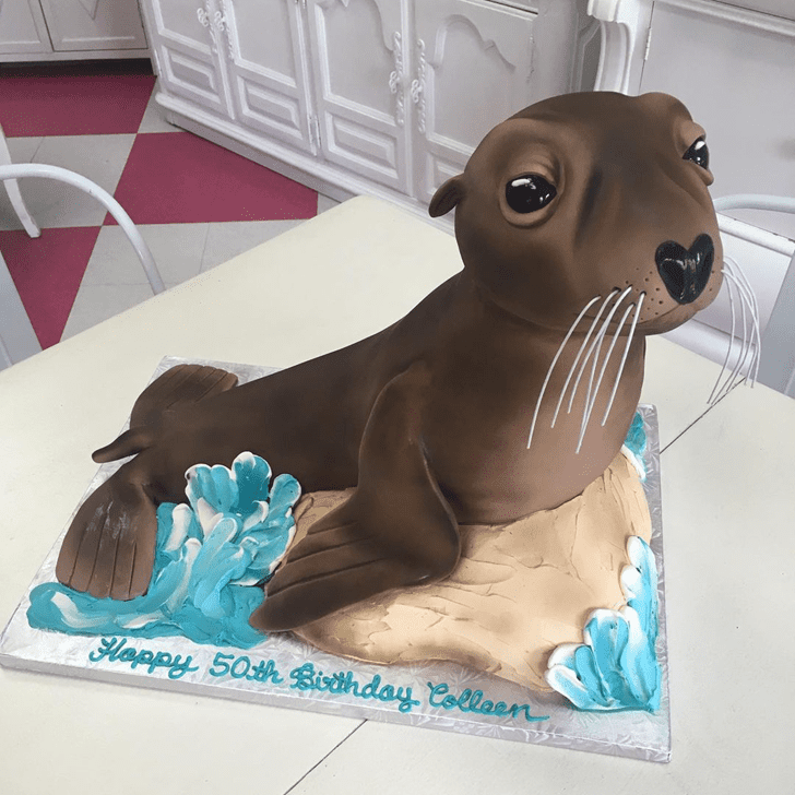 Classy Sea Lion Cake
