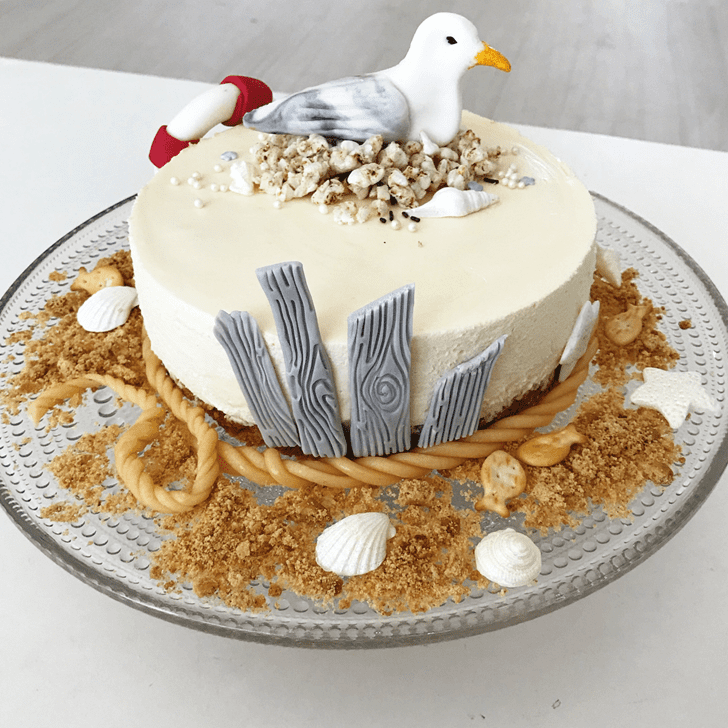 Alluring Seagull Cake