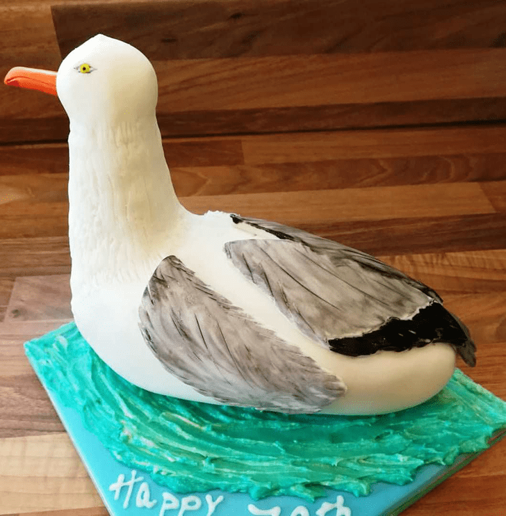 Appealing Seagull Cake