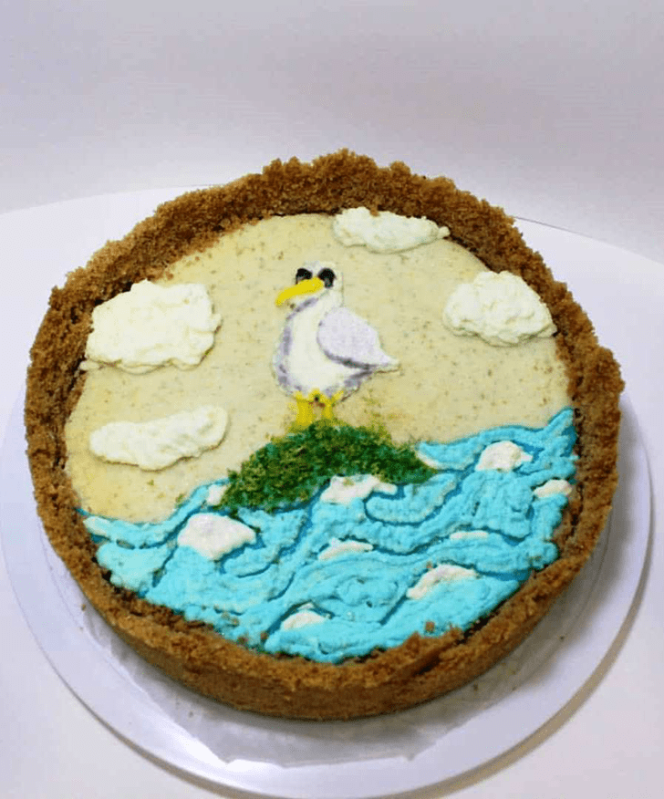 Captivating Seagull Cake