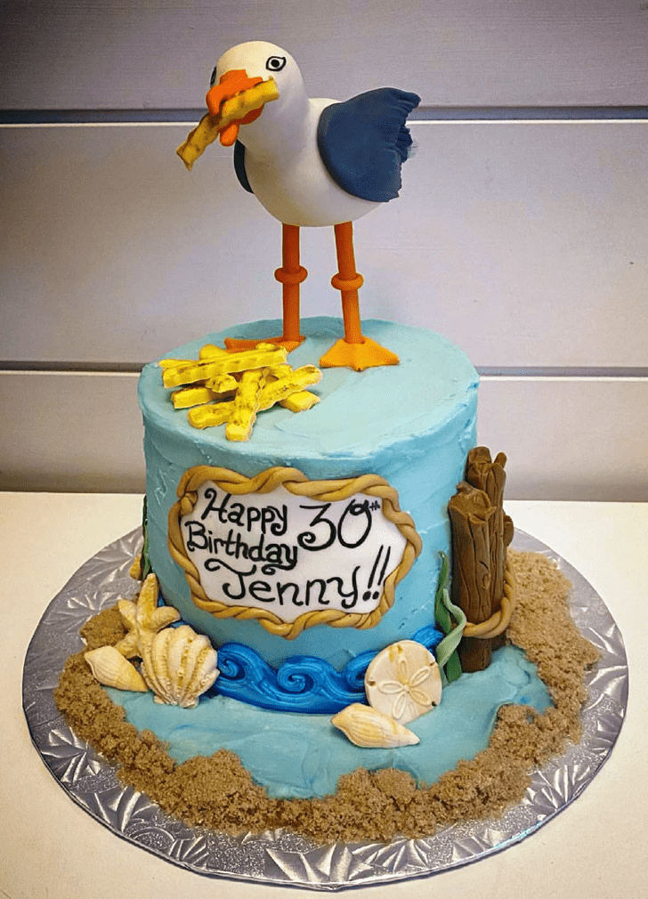 Delightful Seagull Cake