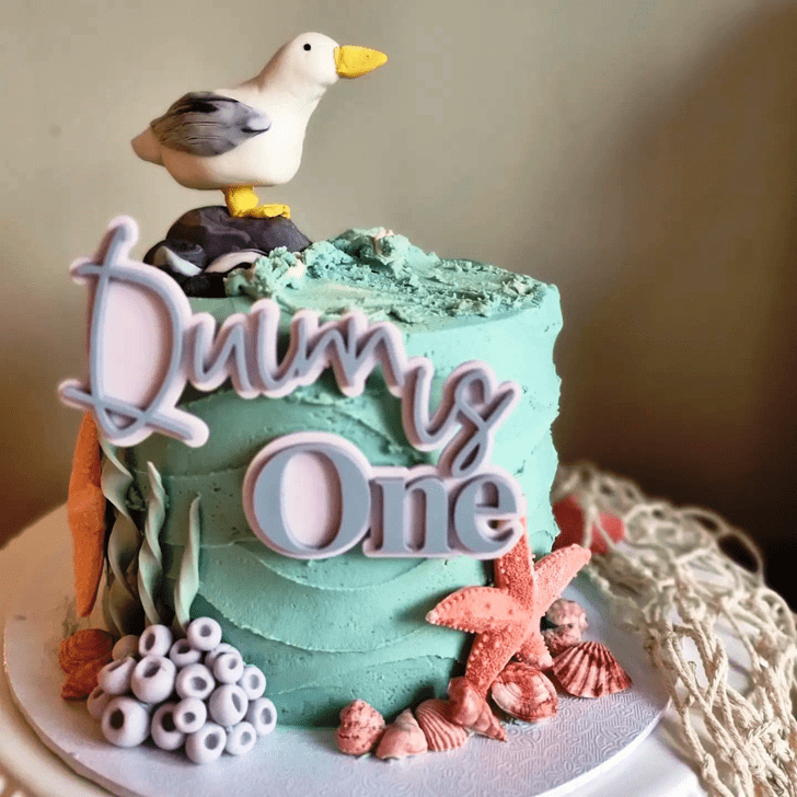 Fascinating Seagull Cake