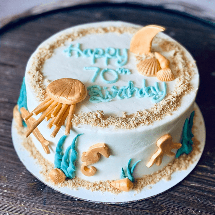 Captivating Seahorse Cake