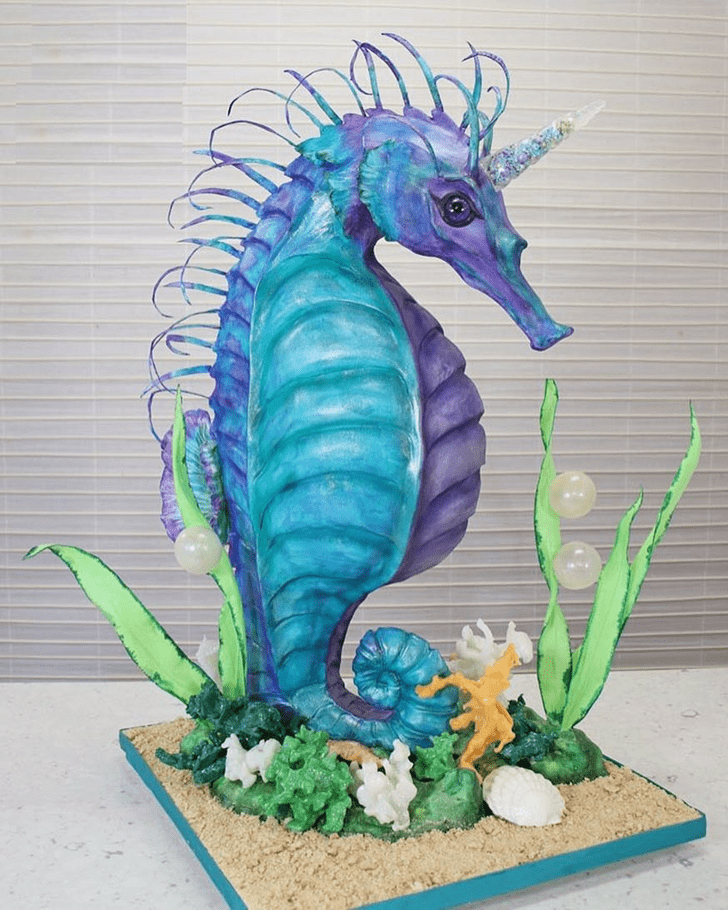 Excellent Seahorse Cake