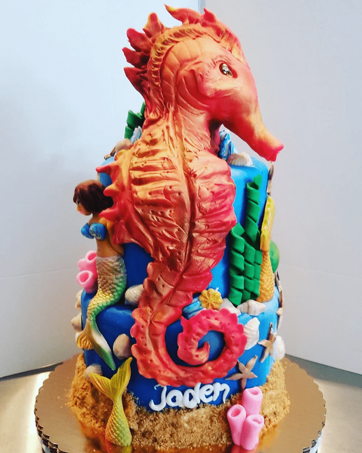 Stunning Seahorse Cake