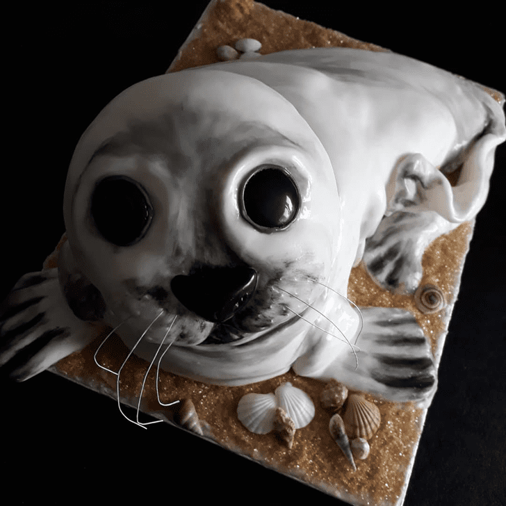 Adorable Seals Cake