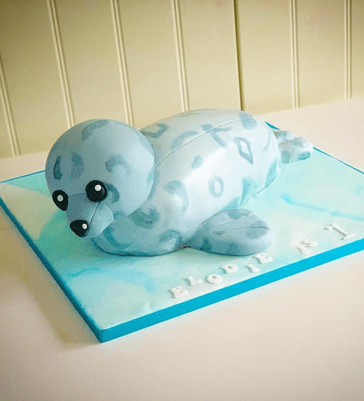 Dazzling Seals Cake