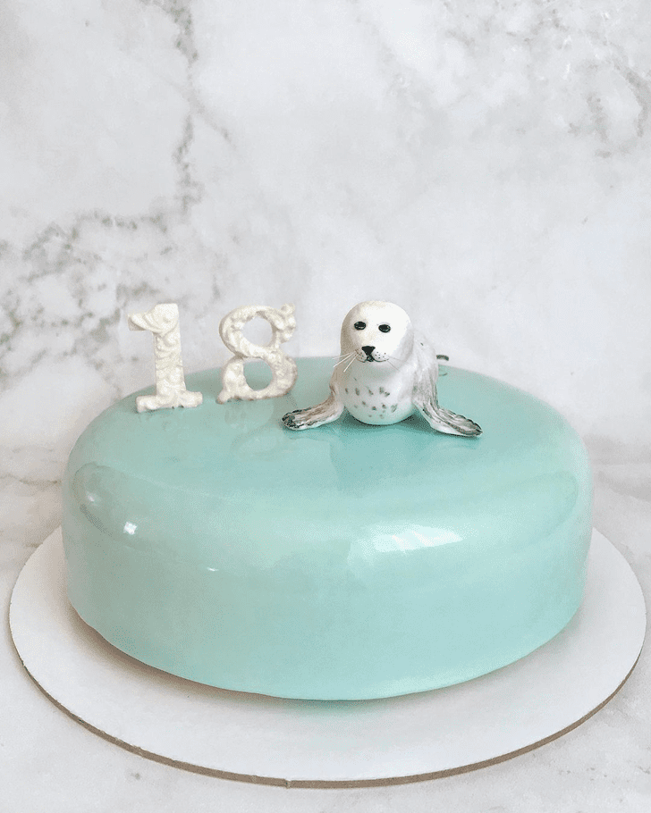 Graceful Seals Cake
