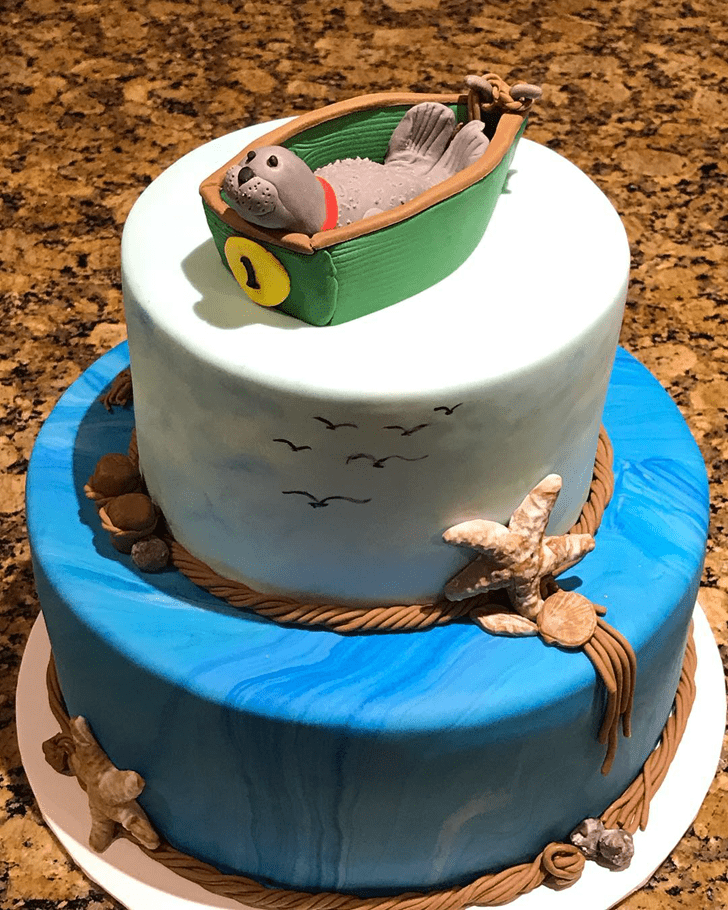 Inviting Seals Cake