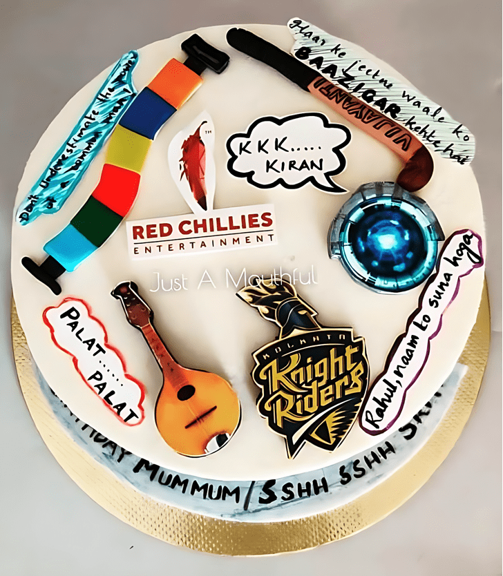 Delicate Shahrukh Khan Cake