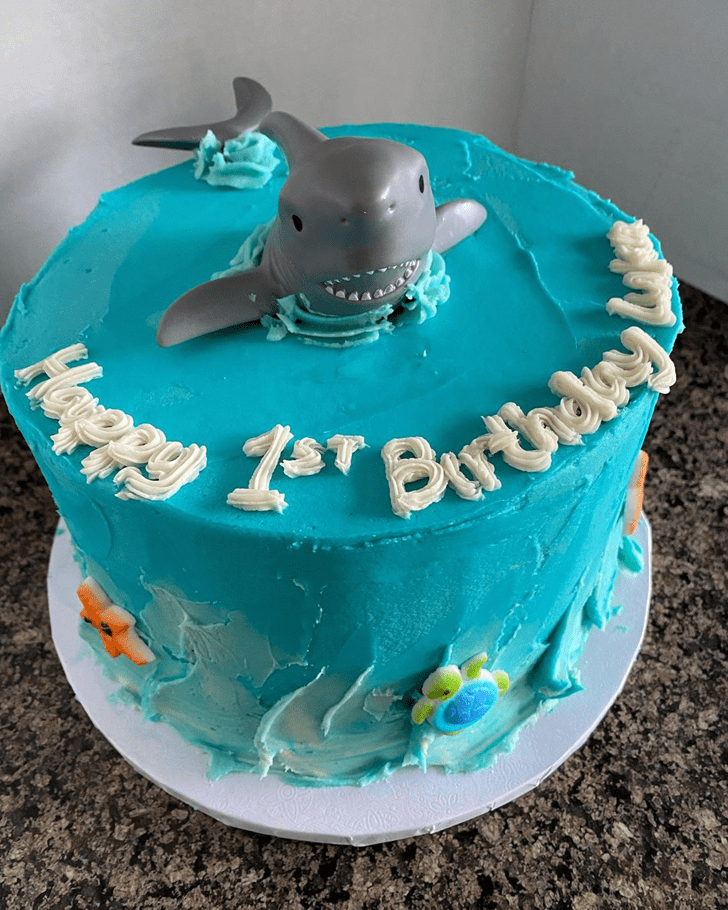 Admirable Shark Cake Design