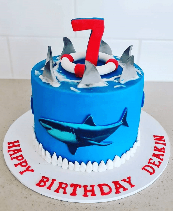 Angelic Shark Cake