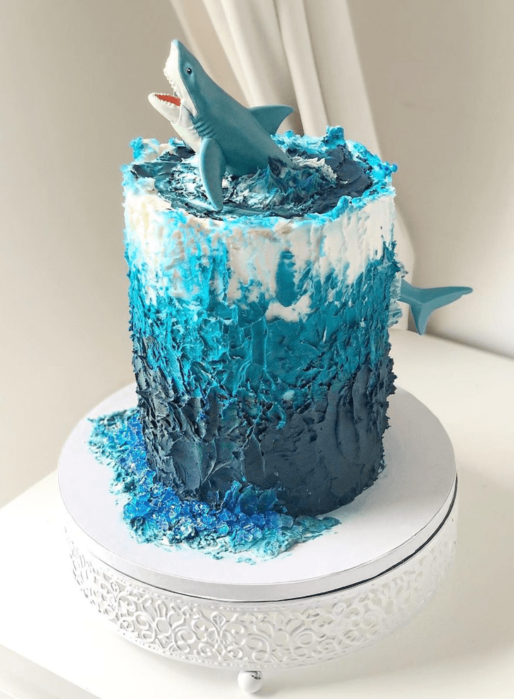 Beauteous Shark Cake