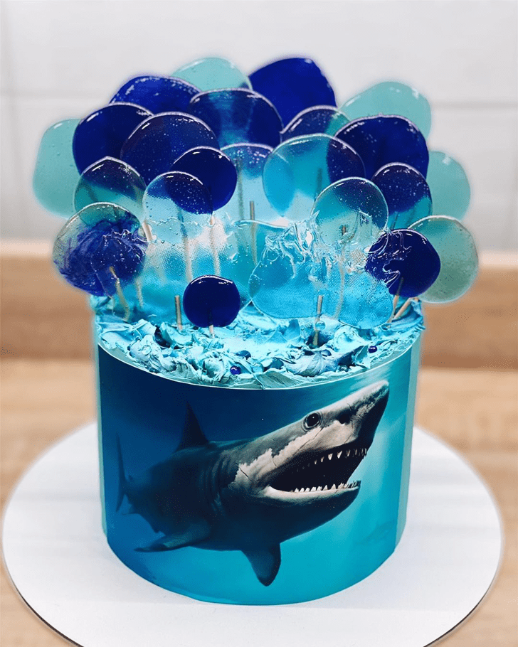 Lovely Shark Cake Design