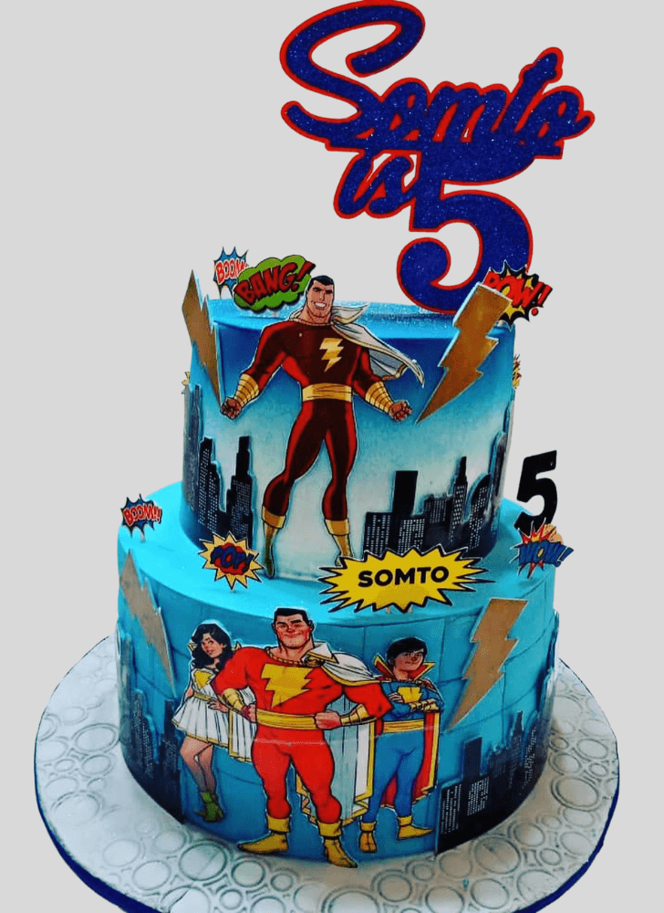 Charming Shazam Cake
