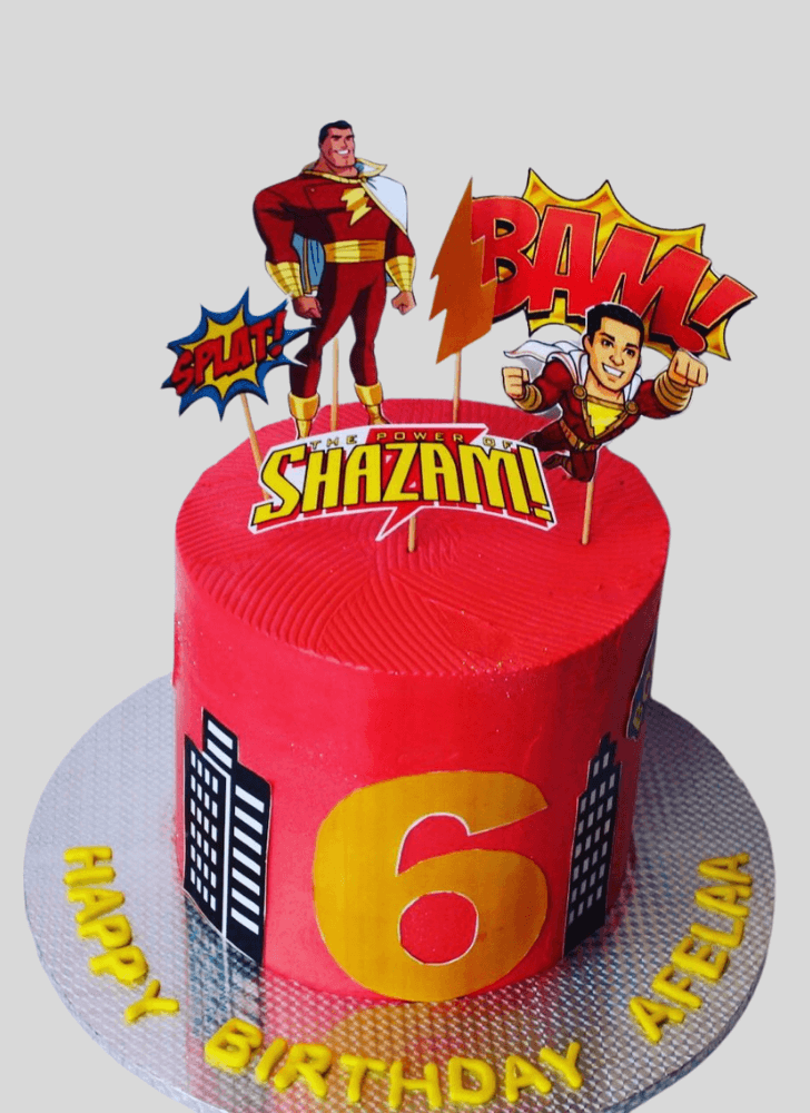 Cute Shazam Cake