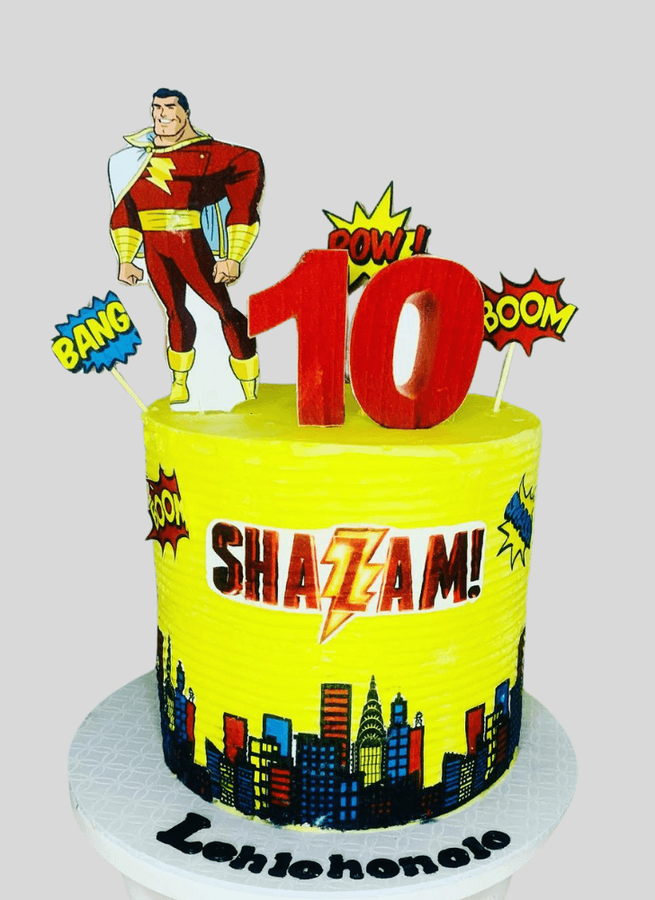 Dazzling Shazam Cake