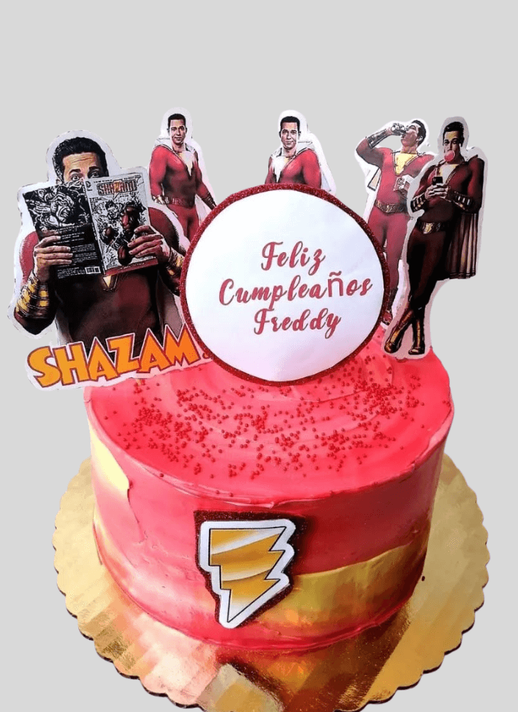 Ideal Shazam Cake