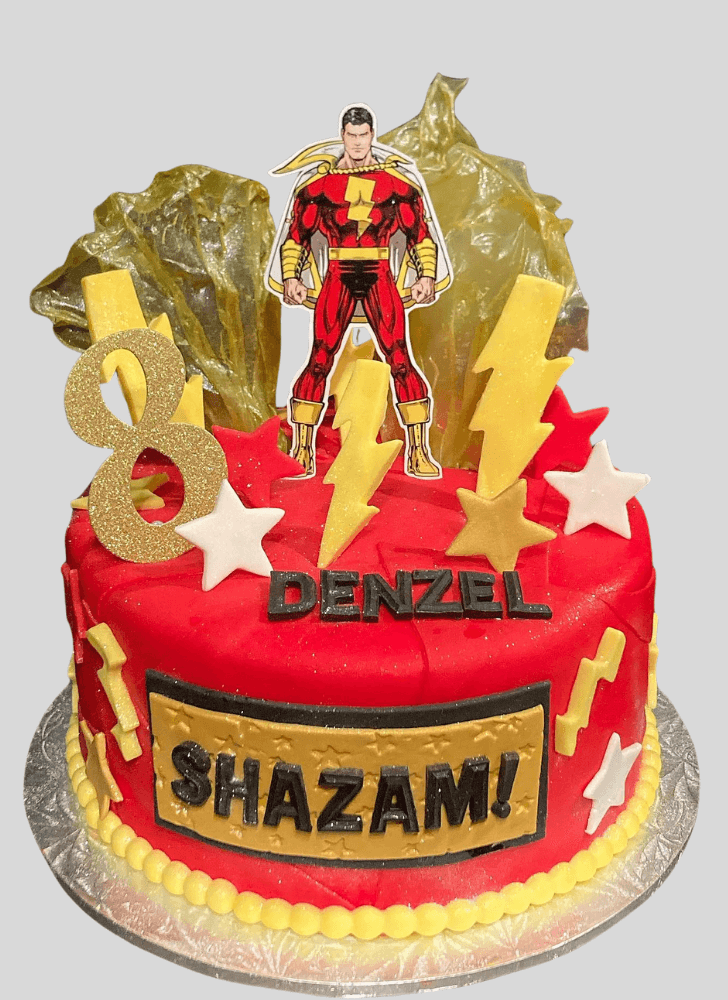 Lovely Shazam Cake Design