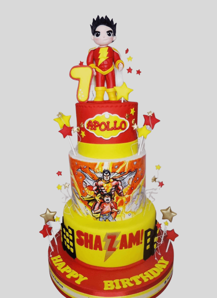 Mesmeric Shazam Cake