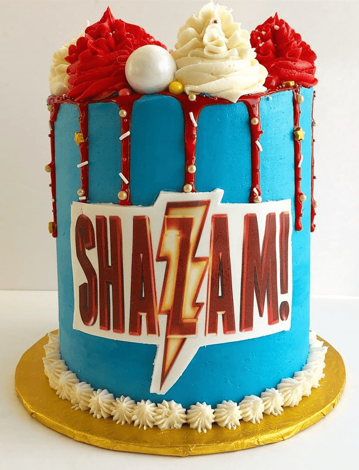 Admirable Shazam Cake Design