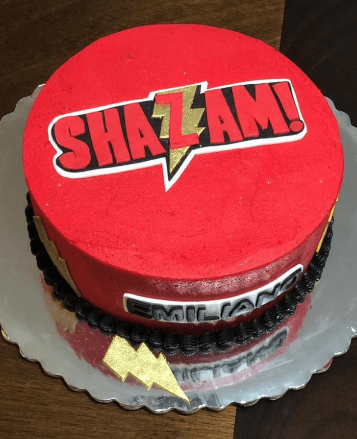Enthralling Shazam Cake