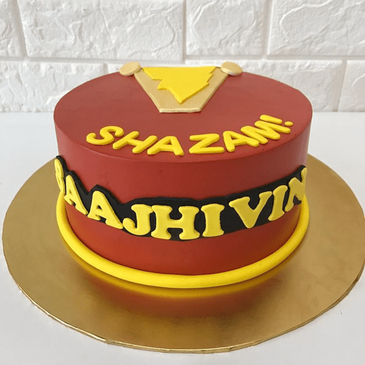 Handsome Shazam Cake