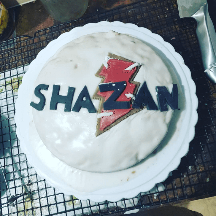 Magnetic Shazam Cake