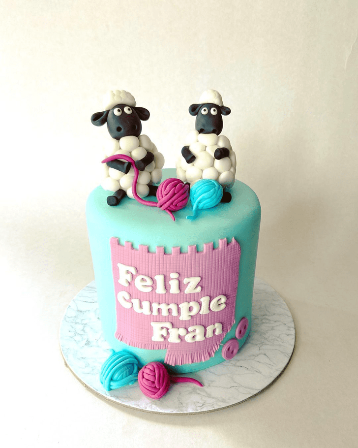 Appealing Sheep Cake